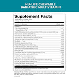 Nu-Life Advanced Bariatrics Multivitamin Chewable Tablets - Tropical Berry (60 Chewable Tablets) (Packaging May Vary)