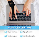 Abaadlw Trigger Finger Splint 2 Pcs, Adjustable Index Finger Splint, Finger Splint Middle Finger, Ring Finger Splint, Pinky Finger Splint,Hand Brace