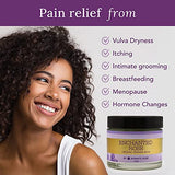 Vulva Balm & Organic Vaginal Moisturizer for Women: Natural Vulva Moisturizer & Vulva Cream for Dryness on Intimate Skin - Non Estrogen Cream - Perfect for Menopause & Shaving Rash Relief
