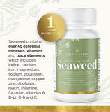 Oceangreen Organics Seaweed Kelp Supplements New Zealand | Premium - 100% Pure Organic & Natural - Multi-Nutrient & Thyroid Support Supplement - Natural Source of Iodine | 60 Vegetarian Capsules