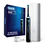 Oral-B Genius X Limited Rechargeable Electric Toothbrush with 1 Replacement Brush Head, Travel Case, Midnight Black