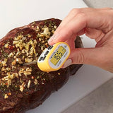 Taylor Compact Waterproof Digital Thermometer, 4.5 Inch Stem, Yellow