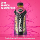 BODYARMOR Sports Drink Sports Beverage, Tropical Passionfruit, Coconut Water Hydration, Natural Flavors With Vitamins, Potassium-Packed Electrolytes, Perfect For Athletes, 28 Fl Oz (Pack of 12)