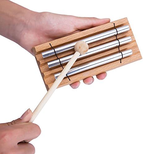 Three Tone Chime For Mindfulness Meditation, Relaxation, Stress & Anxiety Relief, Chakra Healing, Yoga, Teachers' Classroom Chime