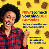 Enzymedica, DGL Stomach Soothe Gummies, Supports Digestive Health and Occasional Heartburn, Chocolate, 74 Count