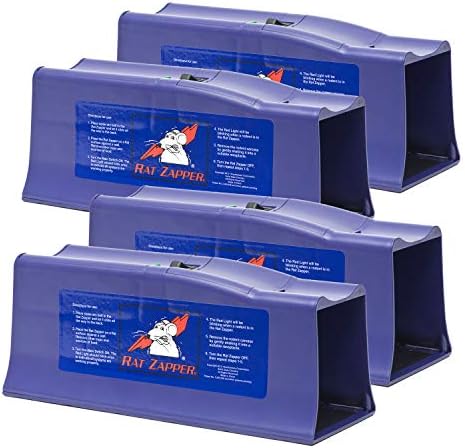 Rat Zapper RZC001-4 Wishing Zapper RZC001 Classic Rat Trap (Pack of 4), 4 Pack, Purple