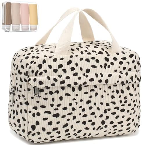 Makeup Bag for Women Cosmetic Bag Large Make Up Organizer Travel Toiletry Bags Waterproof Zipper Tote Pouch Purse for Girls