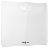 RunSTAR 550lb Scale for Body Weight with Ultra-Wide Platform and Large LED Bezel-Less Display, Accurate High Precision Digital Bathroom Scale with Extra-High Capacity