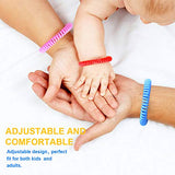 BuggyBands Mosquito Bracelets, 50 Pack Individually Wrapped, DEET Free, Natural and Waterproof Band