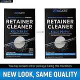 ZENGATE Retainer Cleaner Tablets - Quick 3-Minute Clean for Dentures, Mouth Guards, Aligners, and Night Guards - 120 Dental Cleansing Tablets - FSA HSA Approved Dental Appliance Cleanser