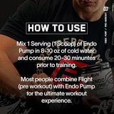 BARE PERFORMANCE NUTRITION, BPN EndoPump Pre-Workout Muscle Pump Enhancer w/L-Citrulline, Increased Blood Flow/Oxygen Transport to Muscles, 30 Servings, Mango