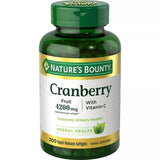 Nature’s Bounty Cranberry 4200mg with Vitamin C, Urinary Health & Immune Support, Cranberry Concentrate, 300 Rapid Release Softgels + bundeled with nalkotCranberry Guide