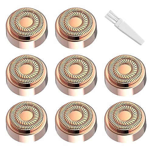Refill for Flawless Replacement Heads Compatible with Finishing Touch Facial Hair Removal tool for Women As Seen On TV, 8-pc Pack