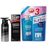 SUCCESS Black Color Treatment Rinse-Free Medicinal Shampoo Unscented Refill 960ml