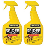 Harris Spider Killer, Liquid Spray with Odorless and Non-Staining Formula (32oz, 2-Pack)