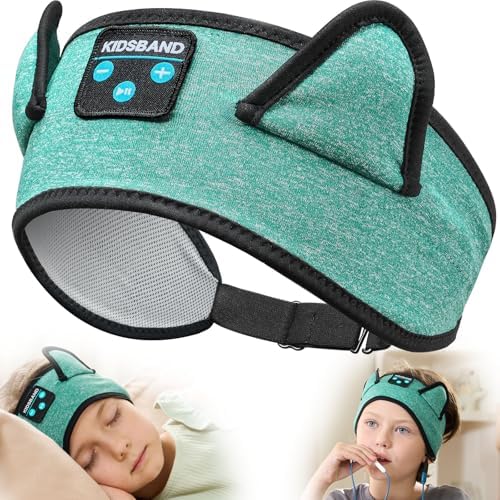 Kids Headphones for Plane, Wireless Headband Adjustable, Does Not Press The Ears, Convenient for Long-Time Use, Headphones for Boys,Girls,Sleeping,School,Air Travel,Smartphones,Tablet