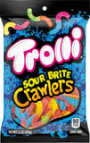 Trolli Sour Brite Crawlers Original Flavored Sour Gummy Worms 7.2oz Lot of 12