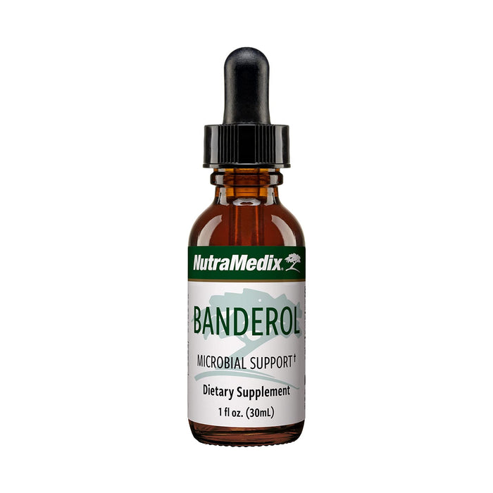 NutraMedix Banderol Herbal Tincture - Microbial & Inflammatory Response Support Supplement - Vegan Supplement for Daily Health - Bioavailable Otoba Bark Extract Liquid Drops (1 oz/30 ml)