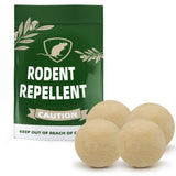 CKXVOD Rodent Repellent, Mouse Repellents Outdoor, Peppermint Oil to Repel Mice and Rats, Rat Repellent for House, Get Rid of Mice,Rat Deterrent Indoor, Mice Repellent Indoor, Effectively-4P