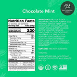 ALOHA Organic Plant Based Protein Bars, Chocolate Mint, 1.98 Oz (Pack of 12)