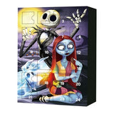 Halloween Advent Calendar 2024, 24 Day Halloween Countdown Calendar, Contains 24 Gifts Dolls, Nightmare Before Christmas Advent Calendar, Scary Halloween Doll Collectible Horror Figures Gift (Purple)