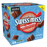 Swiss Miss Milk Chocolate Hot Cocoa, Single-Serve Keurig K-Cup Pods, Hot Chocolate, 44 Count