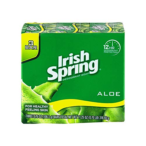 Colgate Irish Spring Bath Soap Aloe44; Pack Of 6