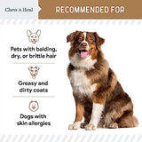 Omega for Dogs - 180 Delicious Soft Chews - Salmon Oil Treats for Skin and Coat, Itch Relief - Fish Oil Blend of Essential Fatty Acids, Omega 3, 6, and 9, and Vitamins - Peanut Butter Flavor