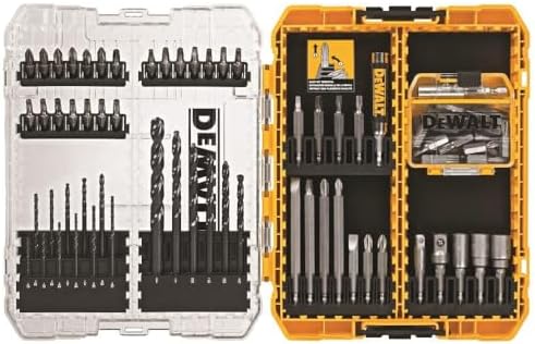 DEWALT Drill Bit Set/Screwdriver Set, 80-Piece (DWAMF1280), Yellow