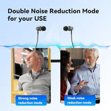 Eduitai Hearing Aids, Bluetooth Hearing Aids for Seniors With Noise Cancelling, Digital Hearing Amplifier For Seniors Adults with Volume Control, Convenient for Outdoor Use