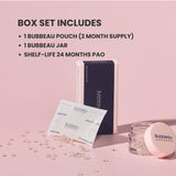 Bubbeau Cuticle Oil Beads Box Set (2-Month Supply + Reusable Jar), Fun To Pop, Eco-Refill Packs, Helps Prevent Rancidity, Biodegradable, All Natural, Paraben-Free, Cruelty-Free