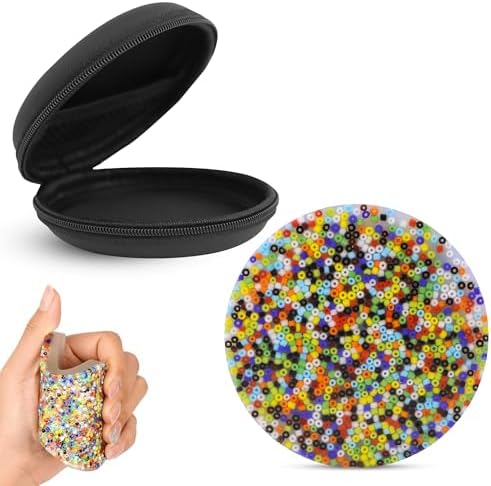 Picky Pad 2 Pack - 2 Count Fidget Toys for Skin Picking with Carrying Case - Trichotillomania Relief Portable Fidget Toys Picky Pads (2 Count Circle)