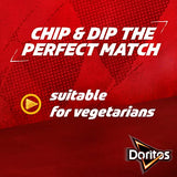 Doritos Nacho Cheese Vegetarian Dip, Perfect for Sharing 280g (Case of 6)