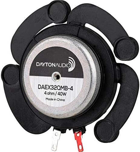 Dayton Audio DAEX32QMB-4 Quad Feet Mega Bass 32mm Exciter 40W 4 Ohm