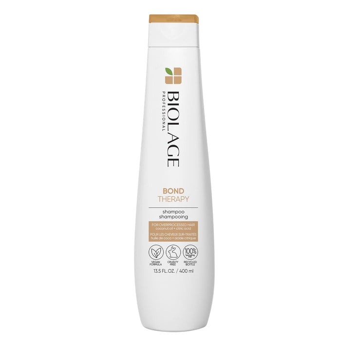 Biolage Bond Therapy Sulfate-Free Shampoo | Builds Bonds & Reduces Breakage | Paraben & Sulfate-Free | Vegan | Salon Professional Shampoo | Cruelty-Free | Bonding