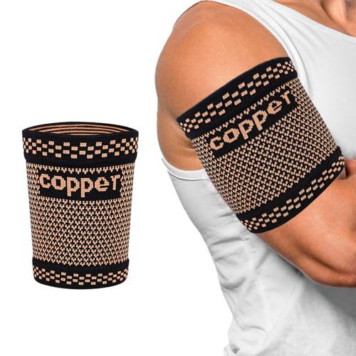 Bicep Compression Sleeve 1 Pair,Upper Arm Compression Sleeve,Bicep Tendonitis Brace Triceps Brace for Pain Relief,Arm Support fit for Men Women