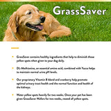 NaturVet – GrassSaver Wafers for Dogs Plus Enzymes – 300 Wafers – Healthy Supplement to Help Rid Your Lawn of Yellow Spots – Synergistic Combination of B-Complex Vitamins & Amino Acids