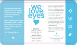 We Love Eyes: Tea Tree Eyelid Foaming Cleanser - Vegan. All Natural. Cruelty Free. Safe for False Lashes.