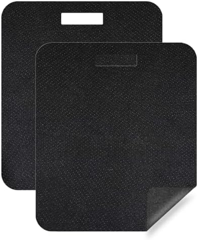 Air Fryer Mat (2-Pack) with 100 Liners,12x14 Inch Heat-Resistant Non-Slip Pads,Compatible with Cosori and Ninja, Most Air Fryers,Silicon & Felt,Reusable Kitchen Accessories