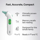 Braun ThermoScan 4 - Digital Ear Thermometer, IRT3515 - Professional Accuracy with Color Coded and Audio Fever Guidance for Babies, Toddlers, Kids and Adults