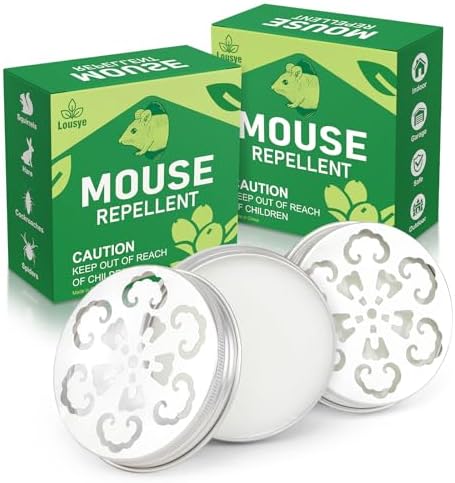 Rodent Repellent for Car Engines, Mighty Peppermint Oil to Repel Mice and Rats,Environmentally Friendly and Humane Mouse Trap for Car Engines,House,Pest Control for Indoor (Mint)