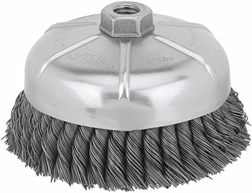 DEWALT Wire Cup Brush, Knotted, 6-Inch (DW4917)