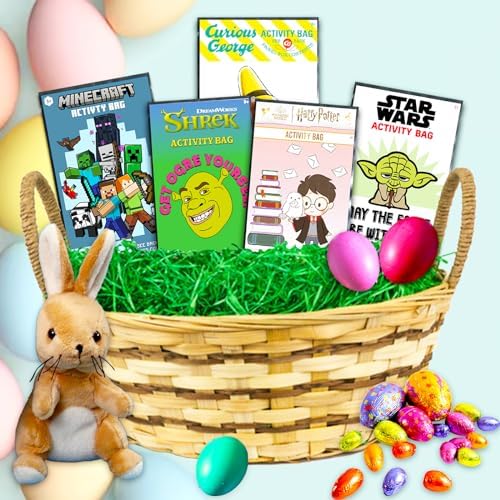 Minecraft Party Favors for Kids Bundle ~ 24 Minecraft Mini Play Packs with Coloring Books, Stickers, Crayons, More | Minecraft Party Supplies
