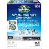 Green Mountain Coffee Roasters Original Black Iced Cold Brew Coffee, Single Serve Keurig K-Cup Pods, 20-Count Box