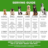 Brutus Chicken Broth for Dogs - All Natural Chicken Bone Broth for Dogs with Chondroitin Glucosamine Turmeric -Human Grade Dog Food Toppers for Picky Eaters & Dry Food -Tasty & Nutritious