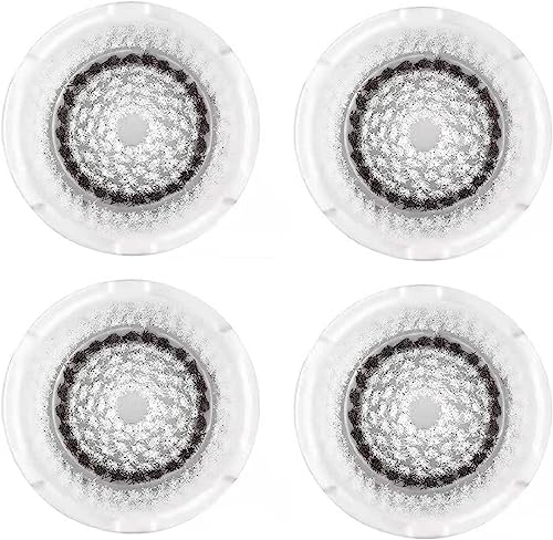 Clarisonic Sensitive Facial Cleansing Brush Head Replacement for Mia 1, Mia 2, Mia Fit, Alpha Fit, Smart Profile Uplift, 4 Count