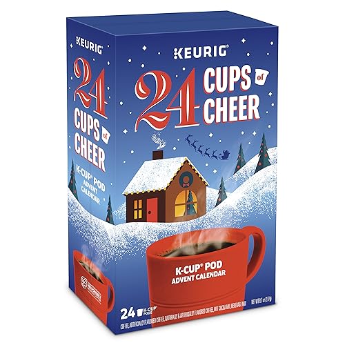 Keurig Advent Calendar Variety Pack, Single Serve K-Cup Pods, 24 Count