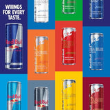 Red Bull Energy Drink Variety Pack, Red Bull Red, Yellow, and Amber Edition and Energy Drinks, 8.4 Fl Oz, 24 pack Cans