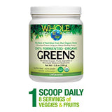 Whole Earth & Sea from Natural Factors, Organic Fermented Greens, Vegan Whole Food Supplement, Unflavored, 13.8 Oz