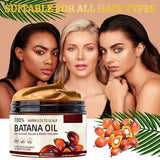 100% Raw Batana Oil for Hair Growth, Natural Raw and Pure Unrefined Batana Oil Organic Hair Growth Batana Oil Prevent Hair Loss, Restores Damaged Hair and Scalp